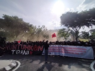 Gubernur & Kejati Riau Didemo, Minta Usut Dugaan Penyelewengan Dana Covid-19 & Jual Beli Jabatan